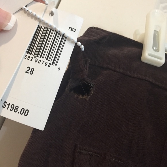 NWT Hudson FLAW High Waist Taylor Flare Cords - Picture 9 of 9